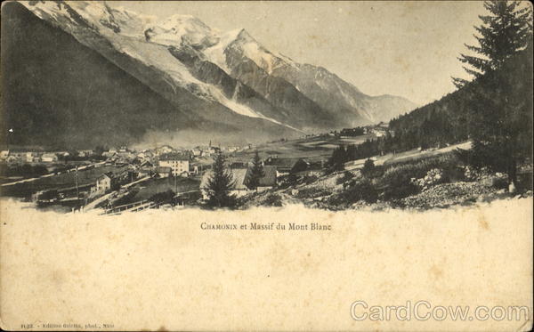 Chamonix and Mont Blanc France