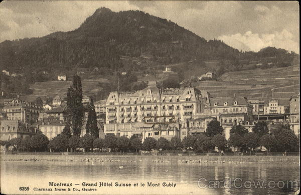 Grand Hotel Suisse et le Mont Cubly Montreux Switzerland