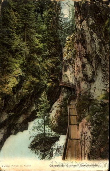 Gorner Gorge Near Zermatt Switzerland