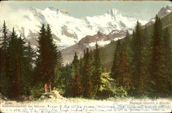 Aplenlandschaft Murren Switzerland