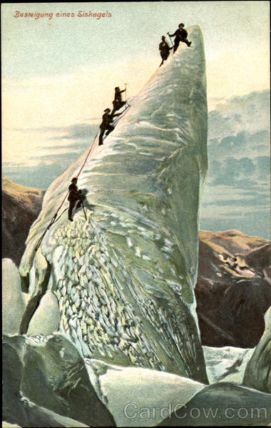 Besteigung eines Eiskegels Grindelwald Switzerland