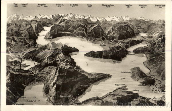 Mountains in the Swiss Alps Lucerne Switzerland