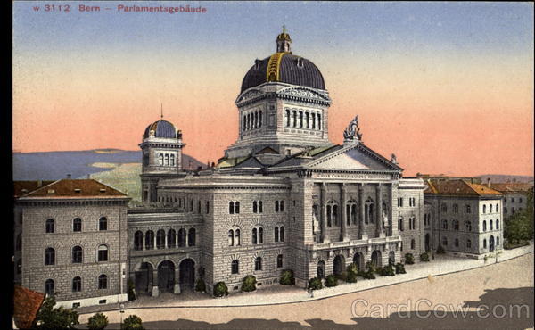 Parlamentagebaude Berne Switzerland
