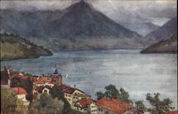 View of Vitznau Switzerland