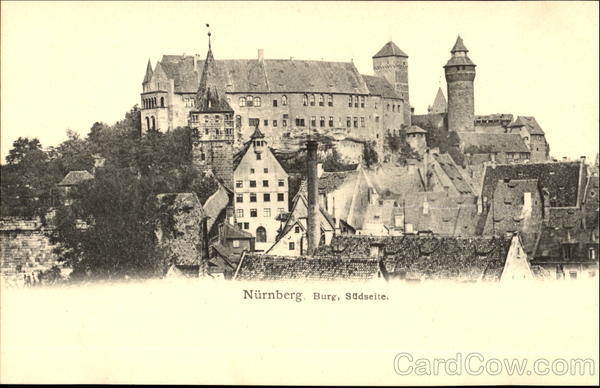 South side city view Nuremberg Germany