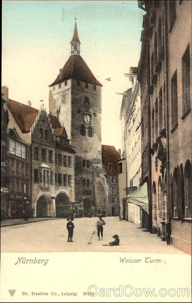 Nürnberg. Weisser Turm Nürnberg (Nuremberg) Germany