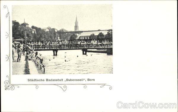 Stadtische Badanstalt Bubenseeli Berne Switzerland