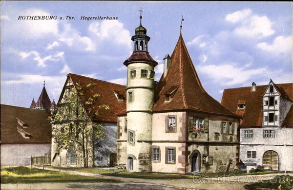 Rothenburg o. Tbr. Hegereiterhaus Rothenburg ob der Tauber Deutschland