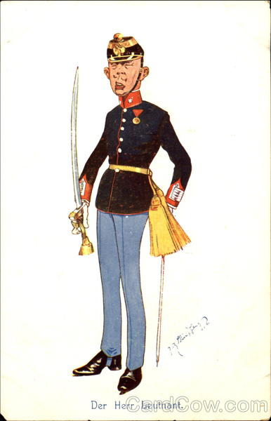 The Lieutenant Caricature Germany