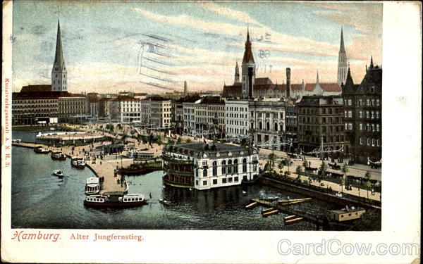 Alter Jungfernstieg Hamburg Germany