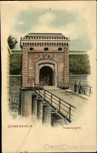 Germersheim. Weissenburgertor Deutschland Germany