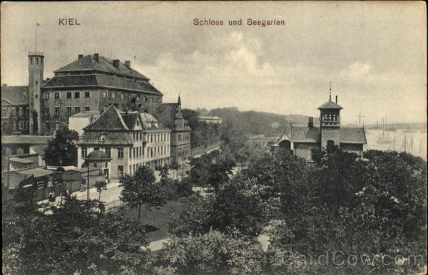 Schloss und Seegarten Kiel Germany