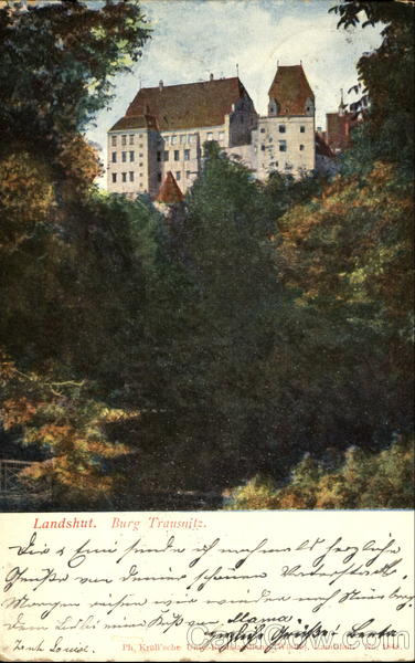 Landshut. Trausnitz Castle Germany