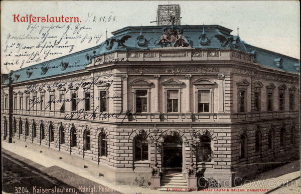 Kaiserslautern. Royal Post Office Germany