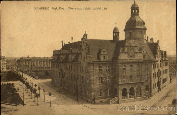 Kgl Bayr. Oberpostdirektionsgebaude Bamberg Germany