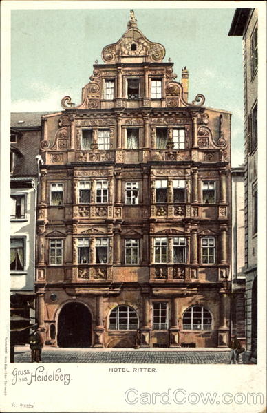 Gruss aus Heidelberg. Hotel Ritter Germany