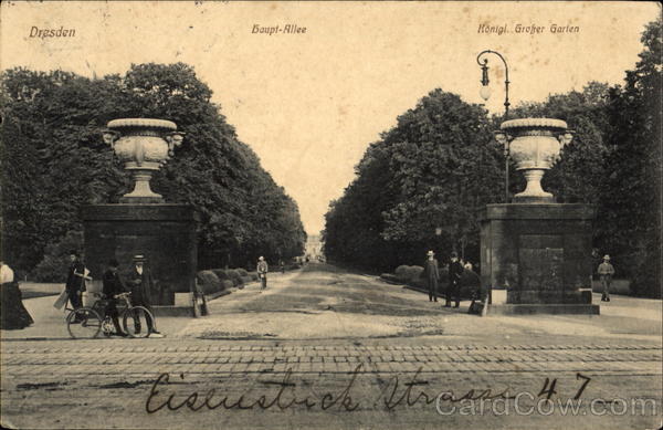 Dresden. Haupt-Allee. Königl. Großer Garten Deutschland