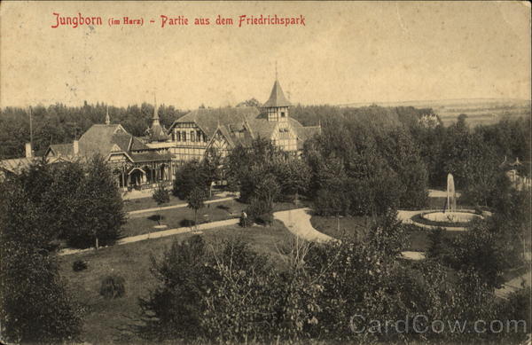 Jungborn (im Harz) - Partie aus dem Friedrichspark Bad Harzburg Deutschland