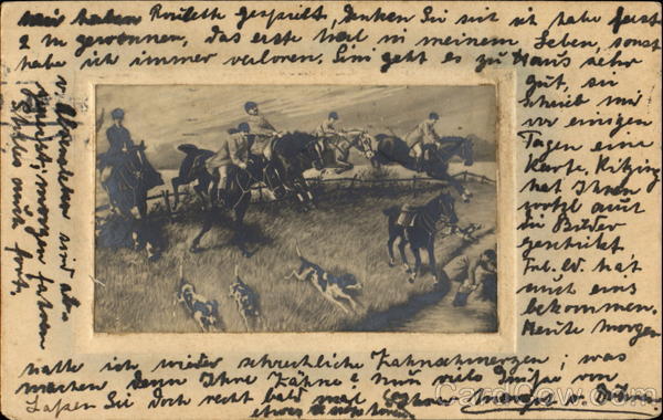 Hunting scene Scenic Germany