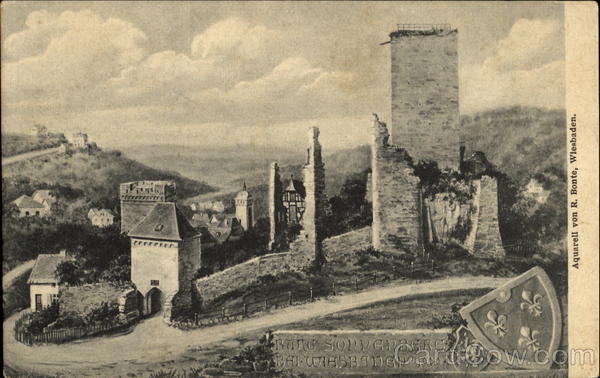 Burg Sonnenberg bei Wiesbaden, 1909 Germany