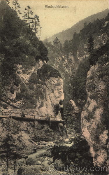 Almbachklamm Ettenberg Deutschland Germany