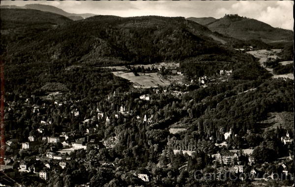 Blick v. Altes Schloss Hohenbaden Baden-Baden Germany