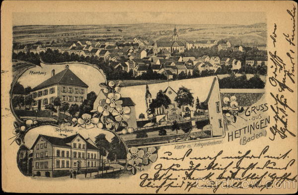 Greetings from Hettingen (Baden) Germany