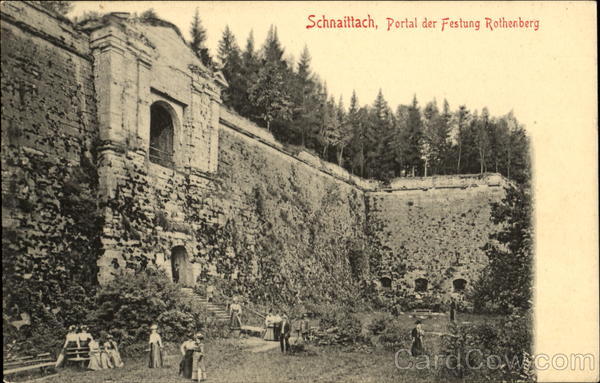 Schnaittach, Portal der Festung Rothenberg Germany
