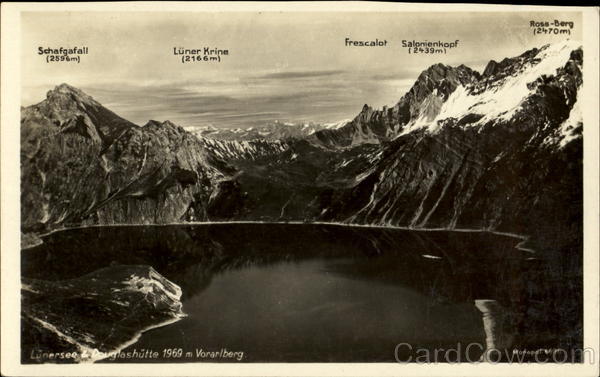 Lünersee & Douglashütte 1969m Vorarlberg Scenic Austria