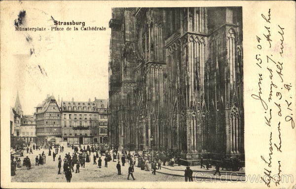 Münsterplatz Strasbourg France