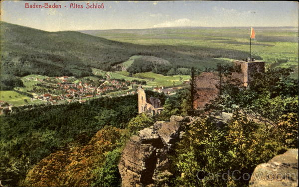 Baden-Baden. Old Castle Germany