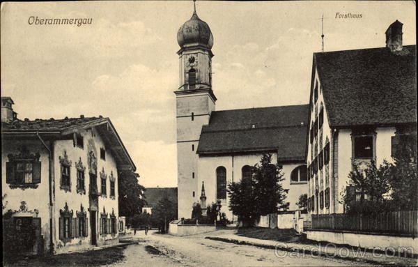 Oberammergau. Forester's House Germany