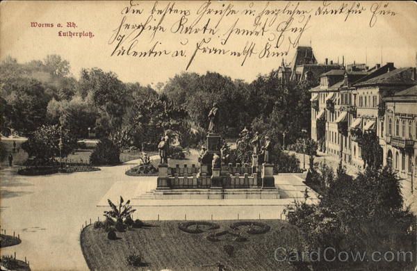 Lutherdenkmal (Lutherplatz) Worms Germany