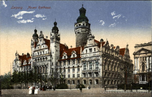 Neues Rathaus Leipzig Germany