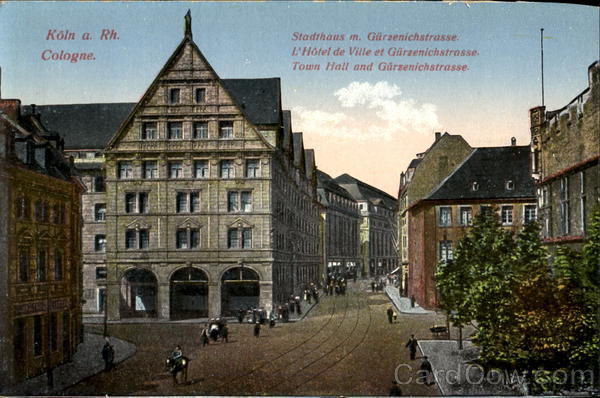 Stadthaus mit Gürzenichstr Cologne Germany