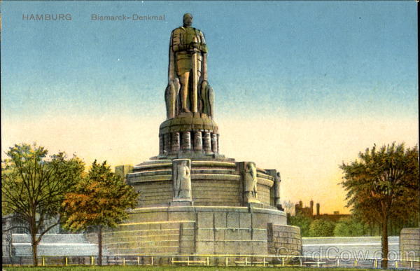 Bismarck-Denkmal Hamburg Germany