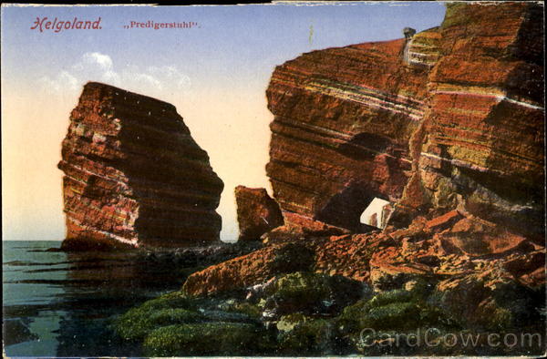 Helgoland. Predigerstuhl Scenic Germany