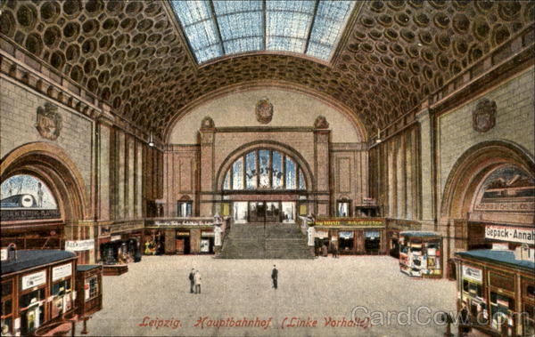 Main train station Leipzig Germany