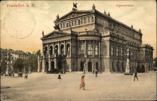 Frankfurt. Operahouse Germany