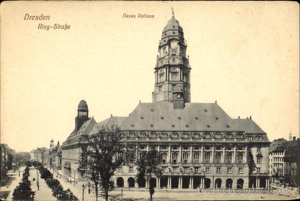 Neues Rathaus Dresden Germany