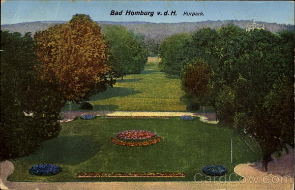 Kurpark Bad Homburg Germany