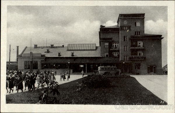 Railway Terminal Rokycany Czech Republic Germany