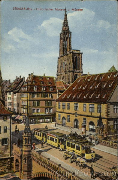 Strassburg - Historisches Museum u. Münster Strasbourg France
