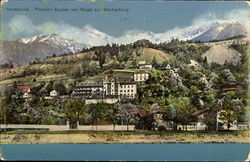 Pension Kayser am Wege zur Weiherburg Postcard