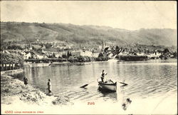 Scenic View of Zug, Switzerland Postcard