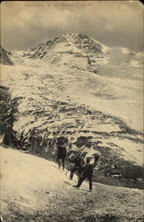 Eigergletscher mit Mönch (4105 m) Scenic, Switzerland Postcard Postcard