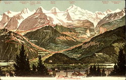 Berneroberland Switzerland Postcard Postcard