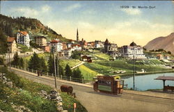 St. Moritz - Dorf Switzerland Postcard Postcard