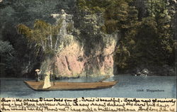 Statue of Christ, Meggenhorn Lake Lucerne, Switzerland Postcard Postcard