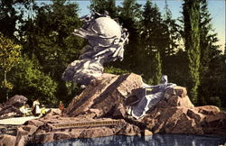 Weltpostverein Denkmal Berne, Switzerland Postcard Postcard